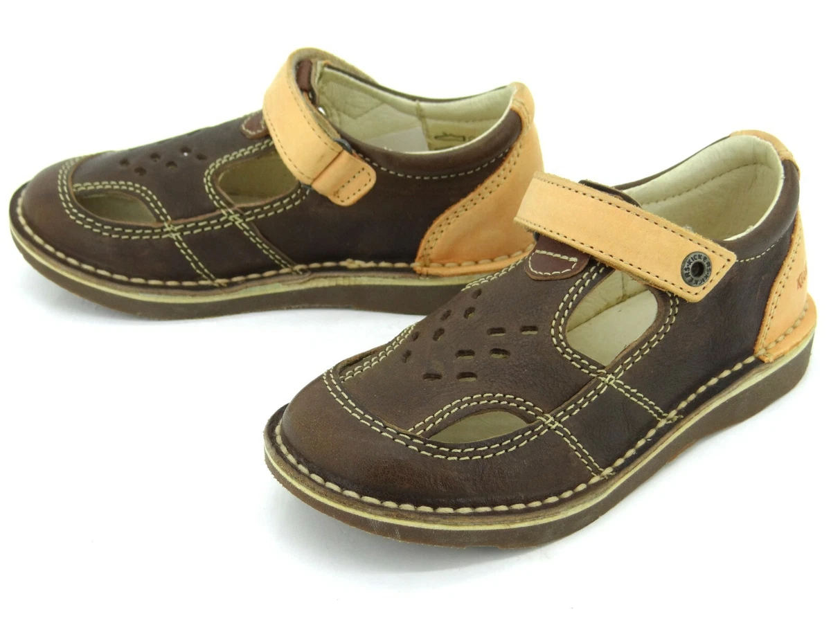 Ragazzi Clarks Kick Passo Y con Lacci Scuola Scarpe