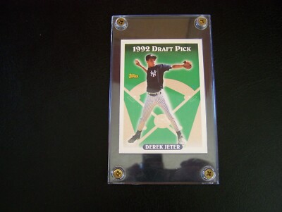 1993 TOPPS SUPER RARE PIN STRIPE ERROR DEREK JETER ROOKIE BASEBALL