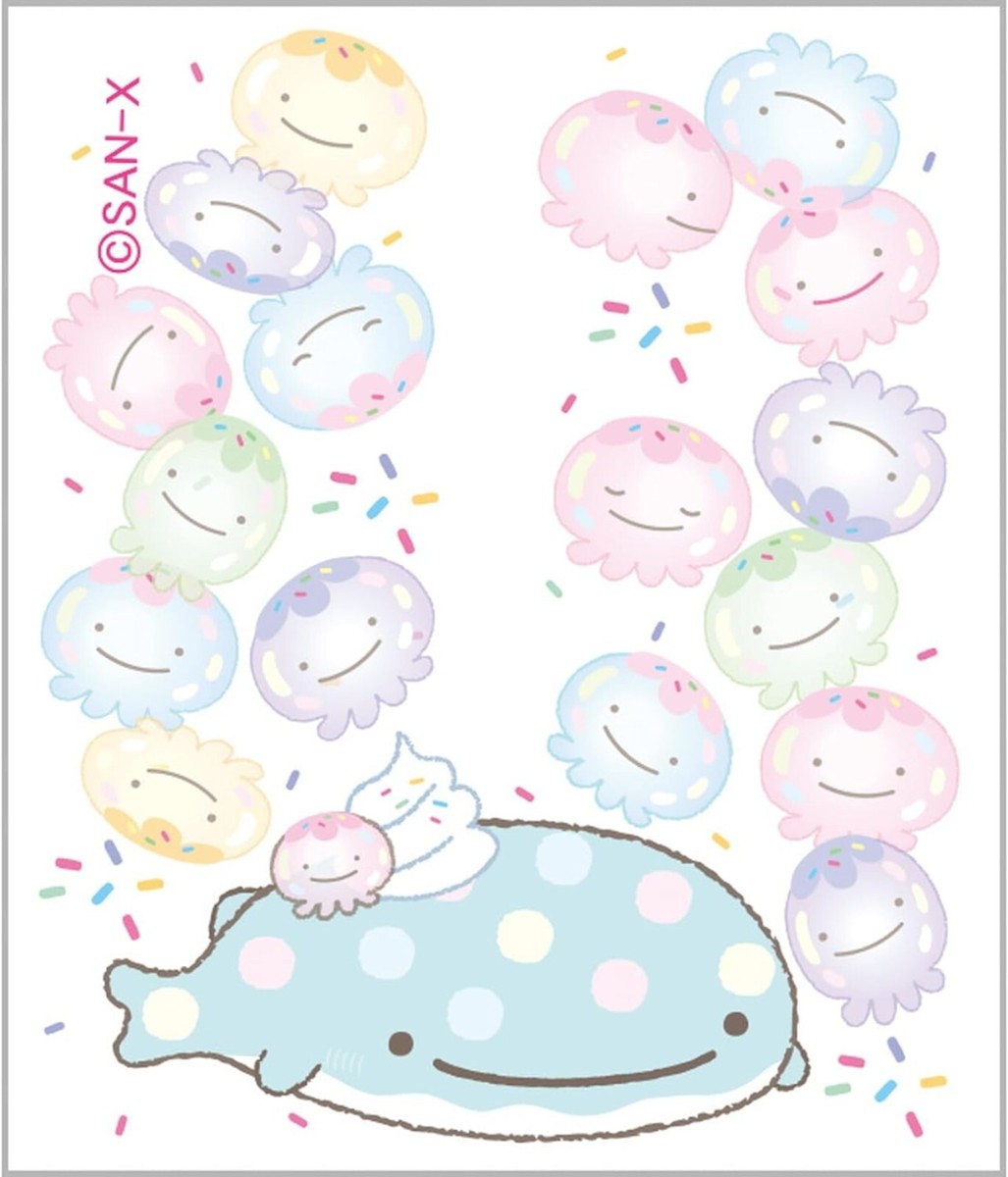 San-X Jinbesan (Whale Shark) Sarasa 4 Color Ballpoint Pen
