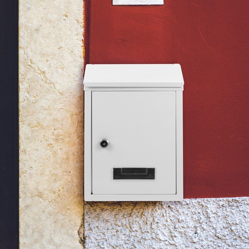 Wandbriefkasten Büro Wandbriefkästen Außenwandmontage mit Schloss - Bild 4 von 12