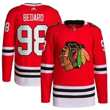 Connor Bedard Chicago Blackhawks adidas Red Home Primegreen Authentic Jersey