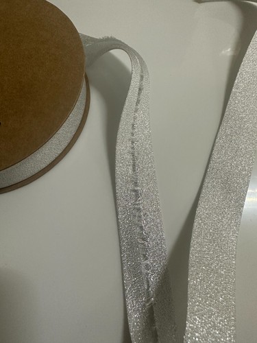 20 Meters of Metallic Sparkle Lurex Bias Binding Tape~25mm Wide~Various Colours - Picture 10 of 14