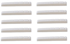 10x Bone Guitar Nut for Fender Strat Tele ST Electric Guitar 42mm Flat Bottom