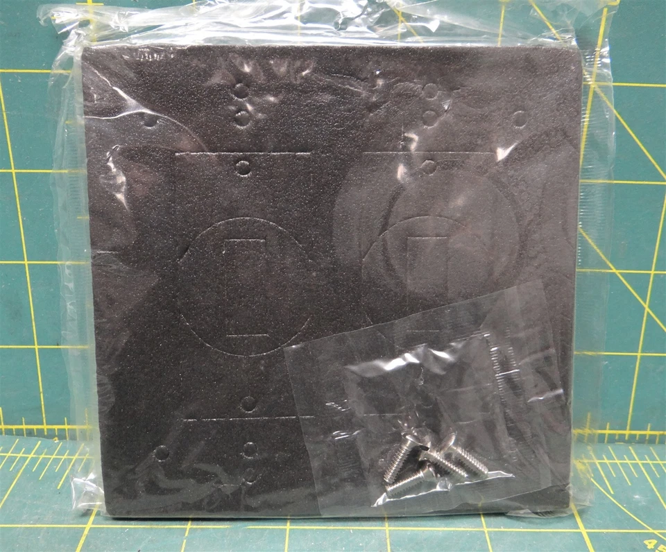 Mulberry 30283 Anodized Aluminum 2 Gang Blank Device Mount Cover Weatherproof - Image 3 of 3