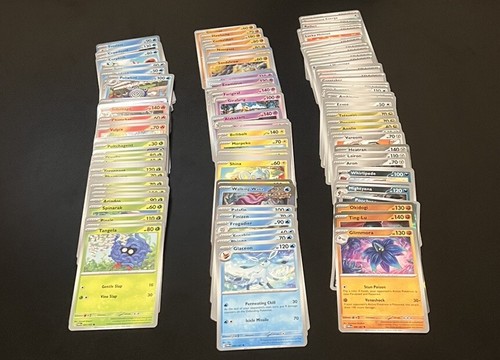 Twilight Masquerade Pokémon Komplett Base Master Set 147 Karten Commons UC + Holos