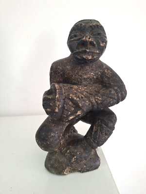 Sculpture statue Nomoli , stone Africa figurine statuette