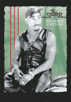 2 PAC TUPAC SHAKUR FLAGGE FAHNE HIS MUSIC LIVES ON RESURRECTION POSTER FLAG