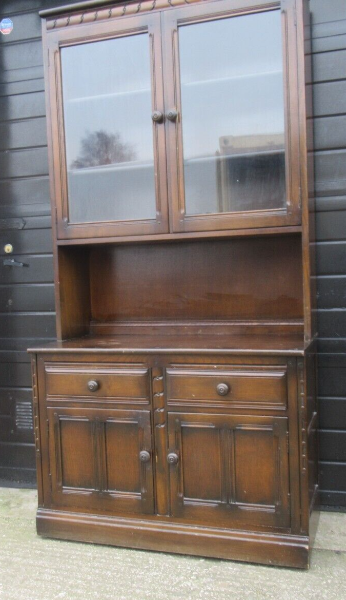 Vintage retro Ercol Welsh Dresser Kitchen storage Unit collection Crewe