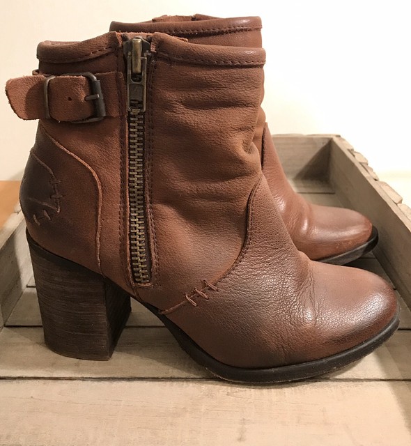 Coolway Womens Brown Ankle Boots Size 8 eBay