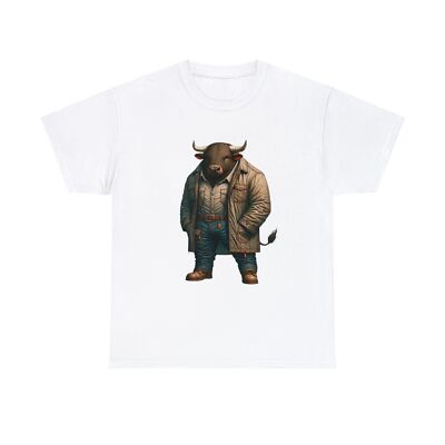 Unisex Adult T Shirt Work Wear Bull Riding Rodeo Designer Graphic Tee Cowboy