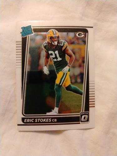 Eric Stokes 2021 Donruss Optic Base Rated Rookie Card No 251 Green Bay 