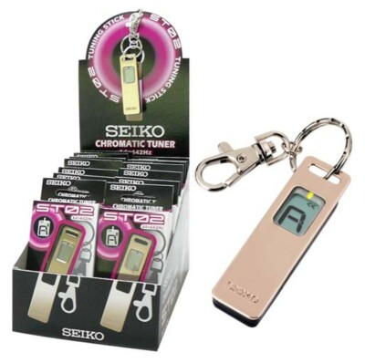 Seiko ST-02 Kompaktes automatisches chromatisches Stimmgerät - Schlüsselanhänger