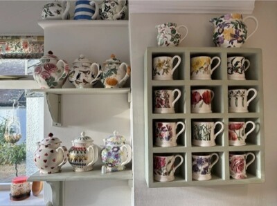 Simplyposhmugs Emma Bridgewater halbes Pint Größe Taubenloch Becherhalter 