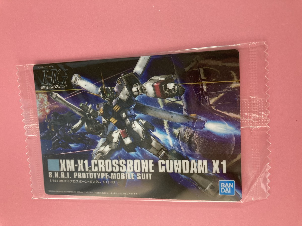 XM-X1 CROSSBONE GUNDAM 178 GUNDAM Wafer Card BANDAI Very Rare NEW