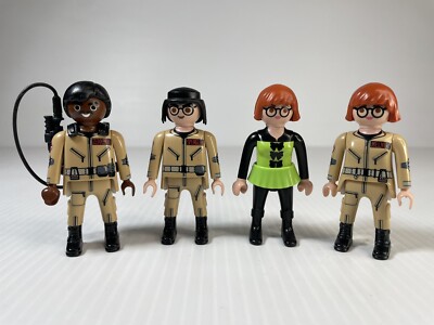 Playmobil Ghostbusters Action Figures Zeddemore Spengler Melnitz Loose 