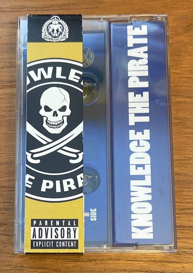KNOWLEDGE THE PIRATE Flintlock 1/100 BLUE Cassette Tape + OBI STRIP Roc Marciano - Image 3 of 4