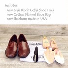 * NEW * $305 Allen Edmonds BOULDER 7.5 D Brown * new Trees Flannel Bags — photo 4