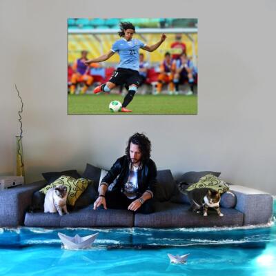 Affiche MOTD 2015 : Edinson Cavani (Uruguay & PSG) - Excellent État