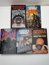 Lot Of 5 70-80’s Paperback Books By Gordon R Dickson PB