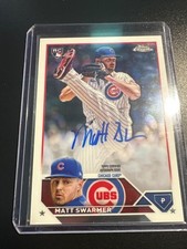 2023 Topps Chrome - Rookie Autographs Matt Swarmer #RA-MS (AU, RC)