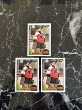 (3) Ron Hextall 1987-88 Topps Rookie Card #169 Philadelphia Flyers. rookie card picture