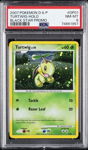 Turtwig graded PSA 8 for sale on eBay