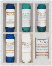 1 Hank - Merino Style by Knit Picks 100 Merino Wool 5 Colors Available