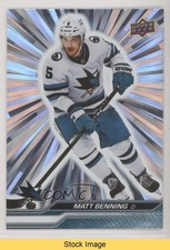 2023-24 Upper Deck Series 1 Outburst Silver Matthew Benning Matt #148 READ 4a0