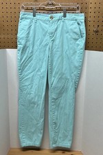 TOMMY HILFIGER Womens Tapered Light Blue Pants Size 4