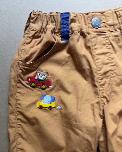 Miki House Embroidered Twill Children’s Pants Size 120 5T Pucchi And Friends - Picture 3 of 6