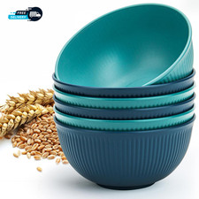 Unbreakable Cereal Bowls 24 Oz Plastic Bowls Reusable Light Weight Bowl