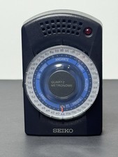 Seiko S-Yard Quartz Metronome SQ50 Portable W/ Stand 9V Battery Powered