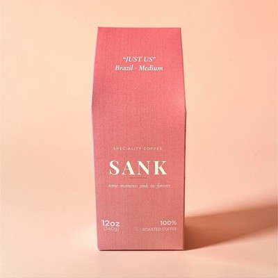 SANK JUST US Brazil Medium Roasted Coffee 12oz (340g) + App - Couple gift 