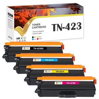 4 Toner XXL für Brother DCP-L8410CDW HL-L8360CDW MFC-L8690CDW MFC-L8900CD TN-423
