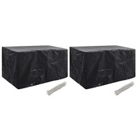 GartenmöBel Abdeckungen 2Er Set 8 ÖSen 180X70X90 Cm Outdoor