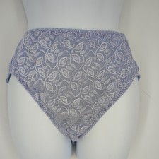 VTG 2003 Purple Tapestry Embroidered Olga Granny Panties Briefs Size 2XL NWOT