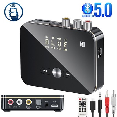 USB Bluetooth Receiver & Transmitter Wireless RCA to 3.5mm Aux Audio Adapter