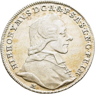 FITZ RDR Salzburg Hieronymus v Collorado 1772 1803 10 Kreuzer 1782 M TCH117