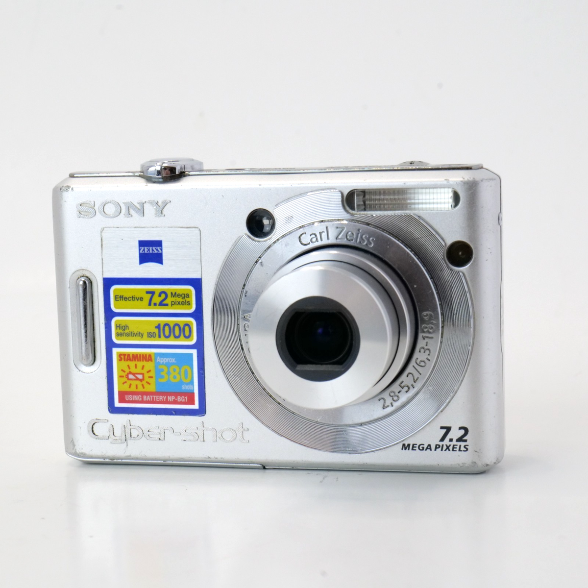 Sony Cyber-shot DSC-W35 7.2MP Digital Camera - Silver for sale