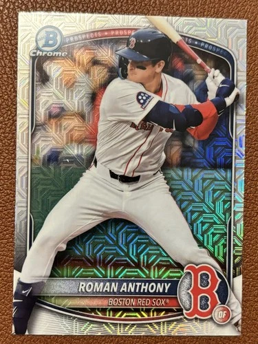 2025 Bowman Chrome - Prospects Roman Anthony #BCP-167 Mojo Refractor (RC)