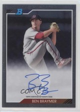2020 Bowman Heritage Chrome Prospects Auto Ben Braymer #92PA-BB Auto fm0
