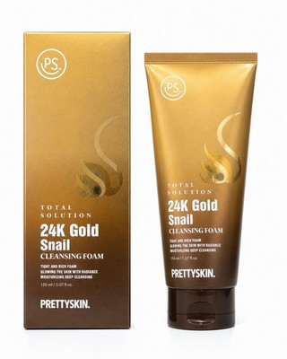 Pretty Skin Gold Cleansing Foam 150ml Hydrating Deep Clean Face Wash