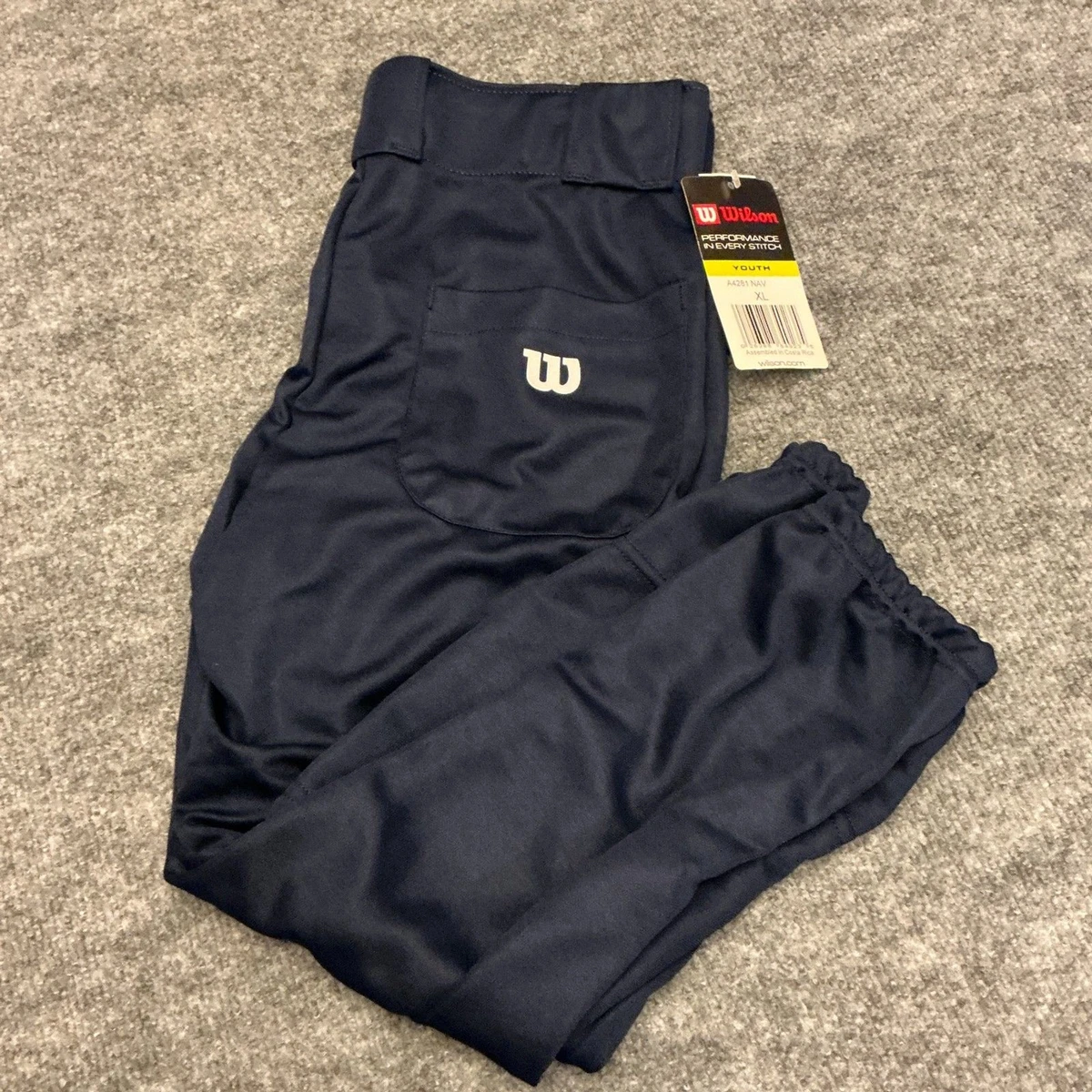 Pantalon De Baseball Junior Wilson Vintage - Taille XL - Jaune - Fabriqué Aux USA