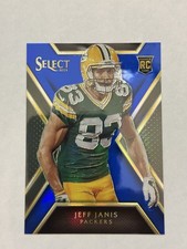 2014 Panini Select #163 Jeff Janis Blue Prizm /50 Rookie
