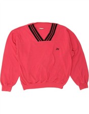 JOY Womens Oversized Sweatshirt Jumper UK 16 Large Pink BS07