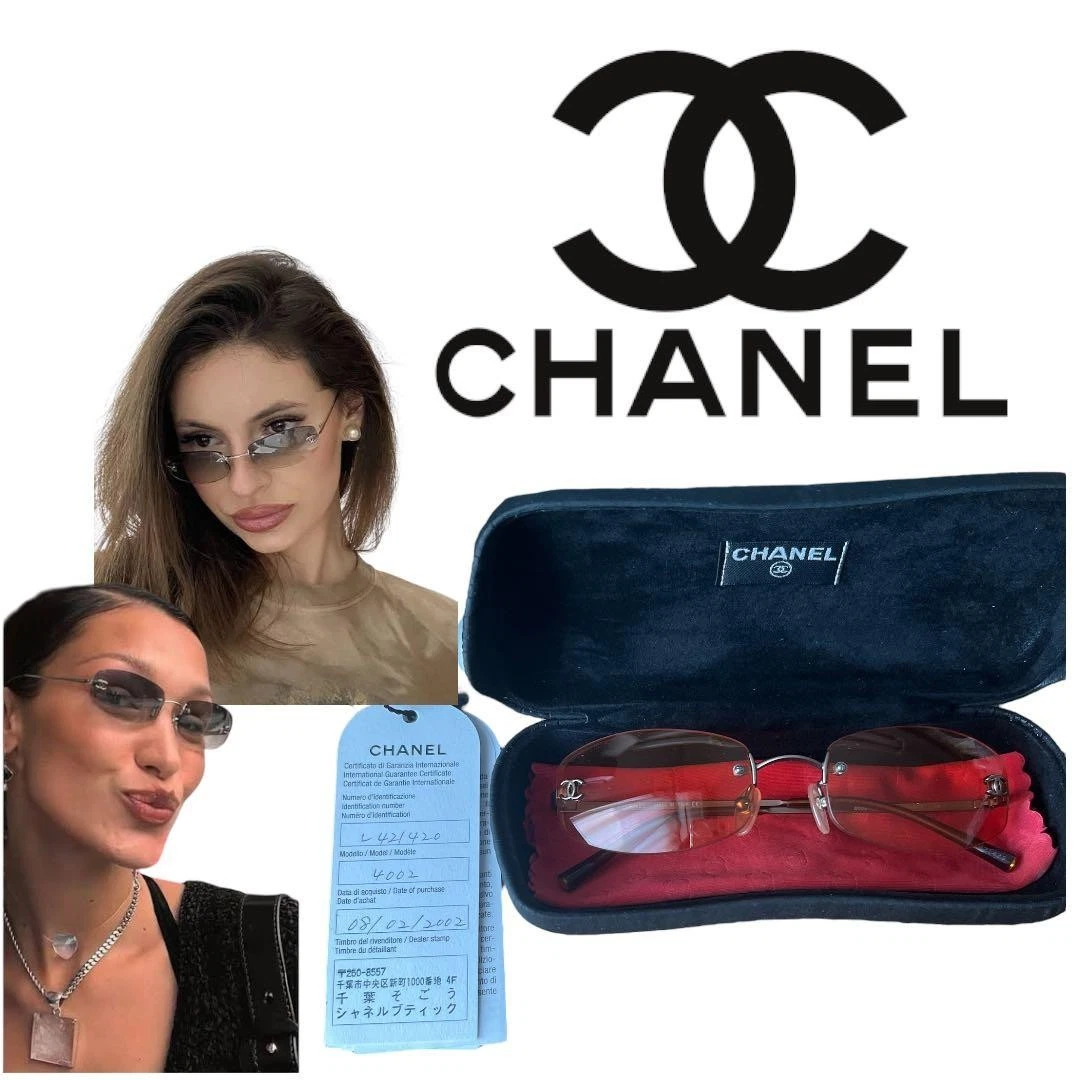 CHANEL Orange Sunglasses for Women for sale | eBay