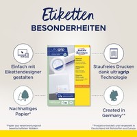 Avery Zweckform Universal-Etiketten, 105 X 74 Mm, Weiß