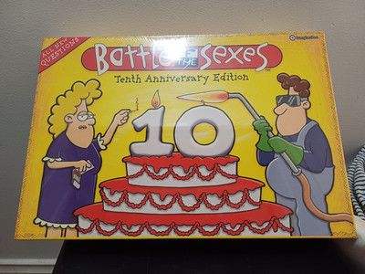 BATTLE OF THE SEXES Board Game Imagination Games 2005 Tenth Anniversary Edition
