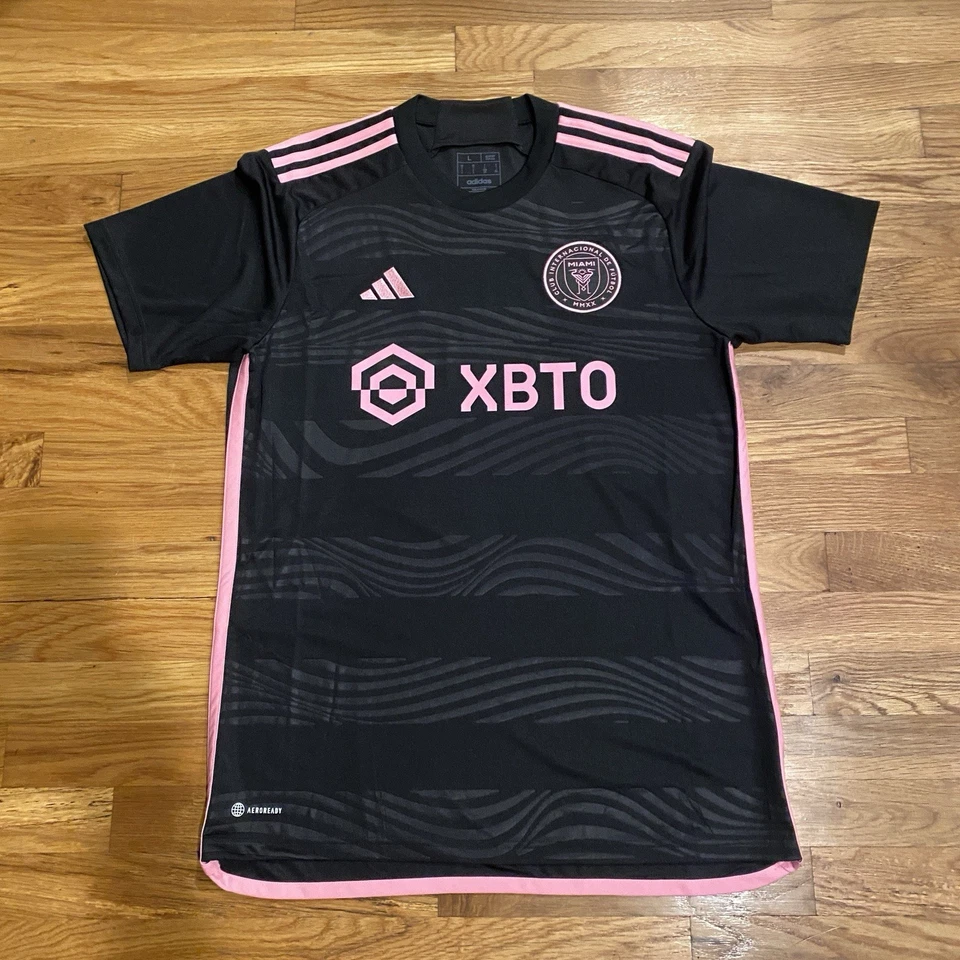 adidas MESSI #10 Men's Size Large INTER MIAMI CF 23/24 AWAY JERSEY - Image 2 of 4