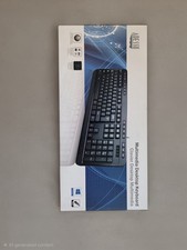 Adesso Easy Touch 132 AKB-132PB Multimedia Keyboard PS/2 Spill-Resistant NEW